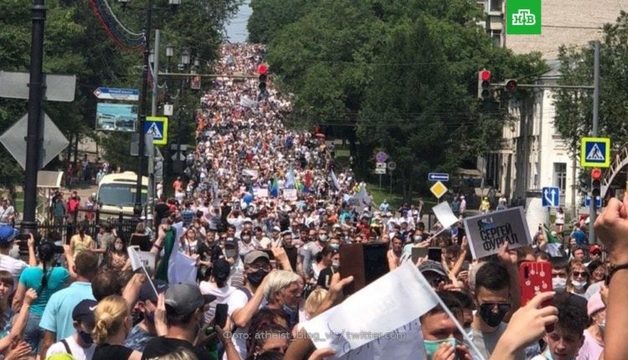 Федеральные каналы проигнорировали многотысячные митинги в поддержку Фургала