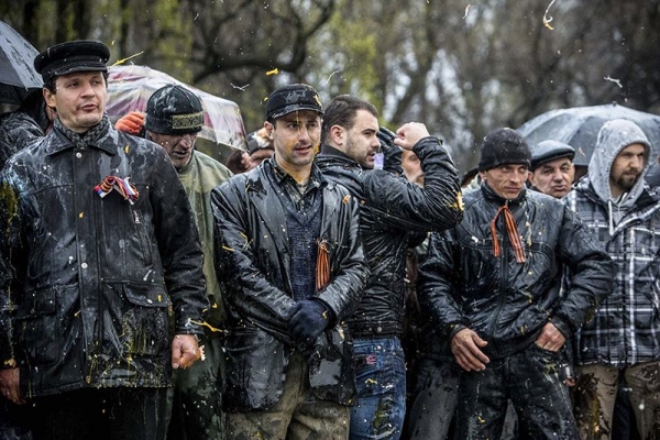 Украина. Запорожье. Дегенераты ВО Свобода