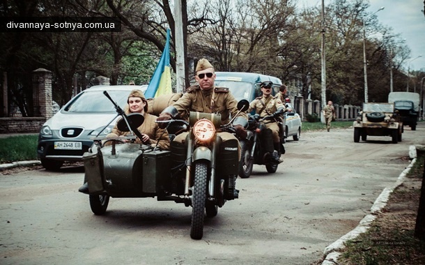 В зоне АТО начали пробег на технике Второй мировой