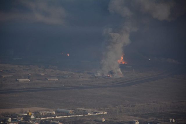 Пожар на складах в Балаклее потушен