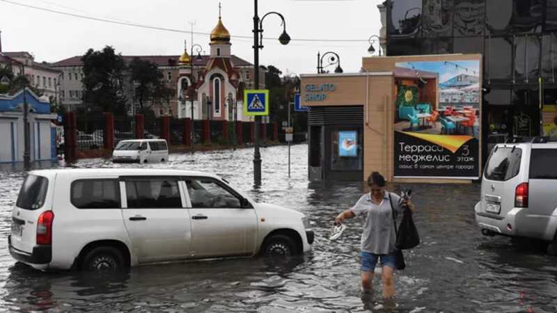 В Приморье за сутки втрое выросло число подтопленных из-за ливней домов