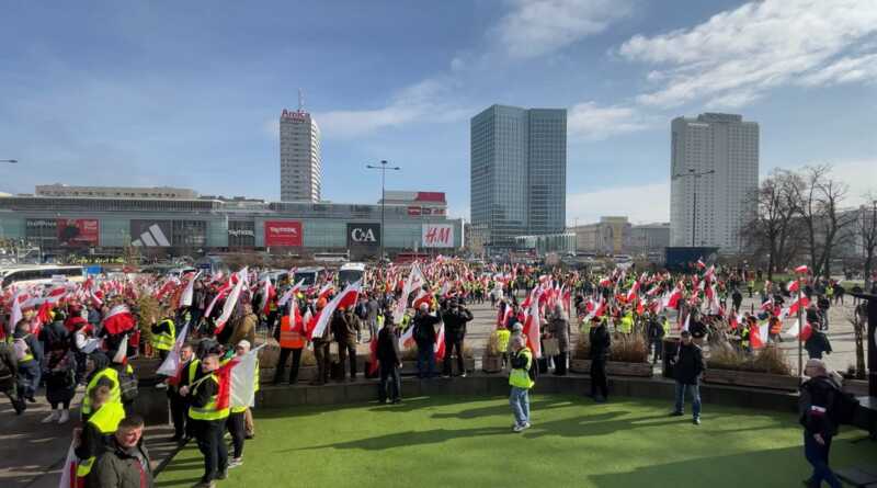 В Варшаве начинается большой протест фермеров