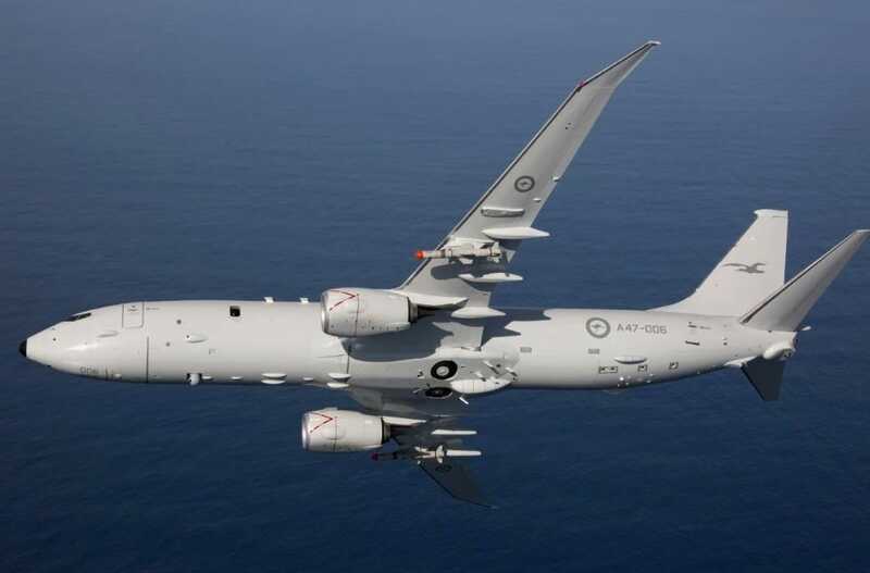 Американский самолет Poseidon P-8 был замечен вблизи побережья Краснодарского края