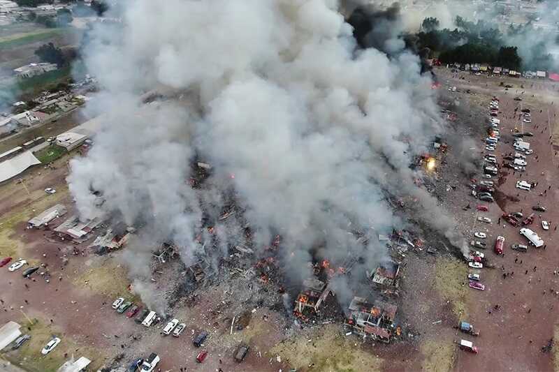На складе пиротехники в Мексике произошел взрыв: есть погибшие